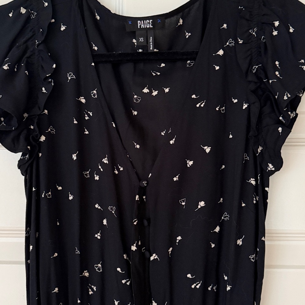 PAIGE Dielle Ditsy Floral Jumpsuit - Picture 8 of 12